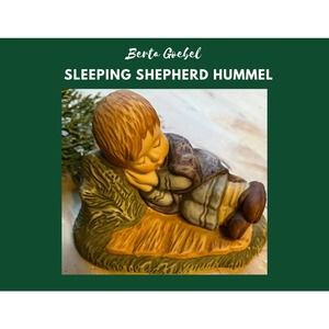 Berta Hummel Sleeping Shepherd Porcelain Figurine Vintage Nativity Religious